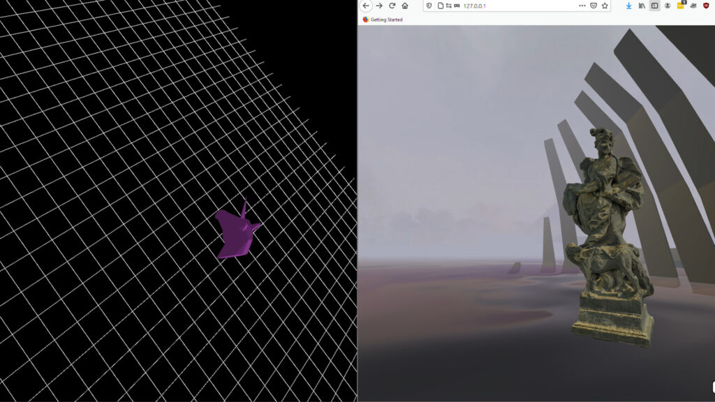 web VR user tracking